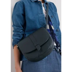 Outlet Seasalt Cornwall Bellevalia Leather Cross Body Bag Dark Night
