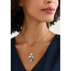 Discount Seasalt Cornwall Brilliance Brass Cascade Pendant Orchid Multi Mix