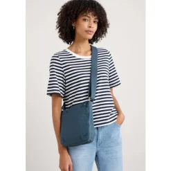 New Seasalt Cornwall Carwinion Zip Up Cross Body Bag Deep Teal