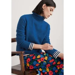 Discount Seasalt Cornwall Cloud Chasing Roll Neck Jumper Ink