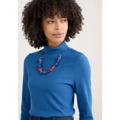 Discount Seasalt Cornwall Colenso Beaded Necklace Humfra Ink Mix