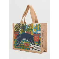 New Seasalt Cornwall Cute Jute Bag Artist's Cat Chamomile