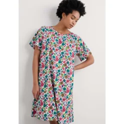 Best Seasalt Cornwall Day Star Jersey Nightdress Zennor Blooms Mix