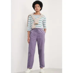 Clearance Seasalt Cornwall Dayby Cord Trousers Echium