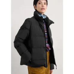 Sale Seasalt Cornwall Field Path Padded Waterproof Jacket Black