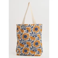 Hot Seasalt Cornwall Foldaway Canvas Shopper Bold Sunflower Daylily Ship