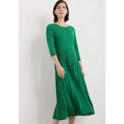 New Seasalt Cornwall Folk Song Knitted Midi Dress Glade