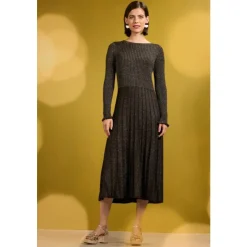 Online Seasalt Cornwall Glass Stem Sparkly Knitted Dress Onyx