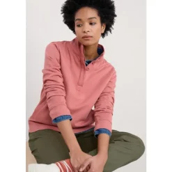 Outlet Seasalt Cornwall Greenshank Jersey Sweatshirt Rose Dew