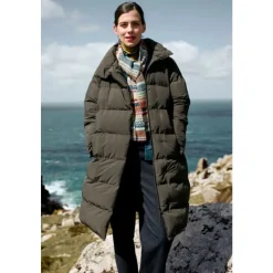 Outlet Seasalt Cornwall Holywell Bay Waterproof Coat Moorland