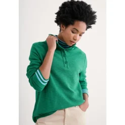 Discount Seasalt Cornwall Last Boat Sweatshirt Glade