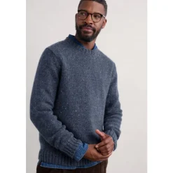 Outlet Seasalt Cornwall Men's Bizen Jumper French Blue