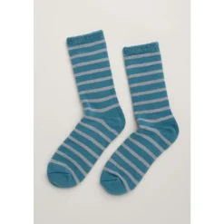 Fashion Seasalt Cornwall Men's Cabin Socks Breton Dark Cadet