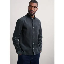 Hot Seasalt Cornwall Men's Cannis Cord Shirt Inkwell