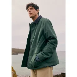 Clearance Seasalt Cornwall Men's Marlin Organic Cotton Coat Coppice
