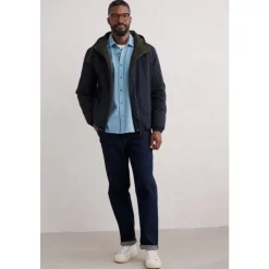 Discount Seasalt Cornwall Men's Moran Reversible Coat Midnight