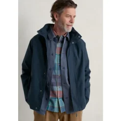 New Seasalt Cornwall Men's Sea Edge Waterproof Coat Squid Ink