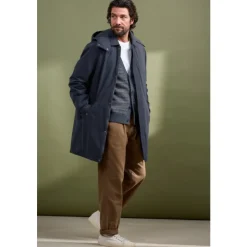 Discount Seasalt Cornwall Men's Stone Wave Waterproof Coat Inkwell