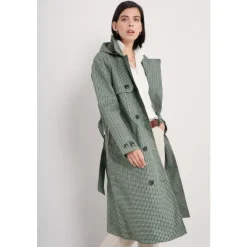 Fashion Seasalt Cornwall Penweathers Waterproof Trench Coat Heath Gingham