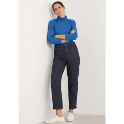Hot Seasalt Cornwall Penwith Straight Leg Jeans Inkwell Overdye Tide
