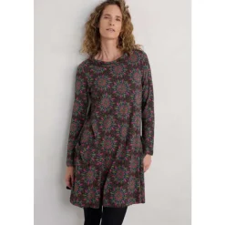 Best Seasalt Cornwall Sea Oak Swing Dress Frost Flower Onyx